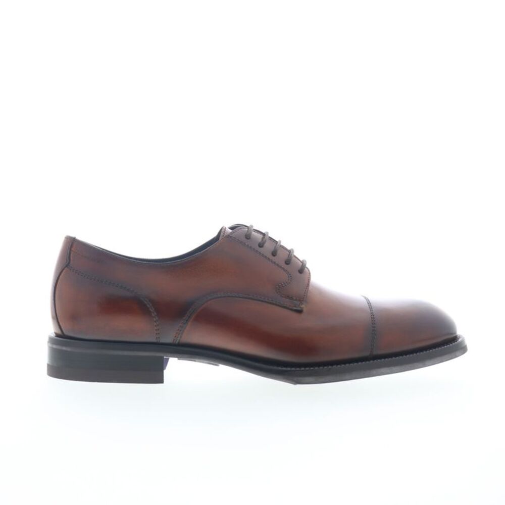 Di Bianco Mens Bersano Lined Calf Brown Shoes (NWT)